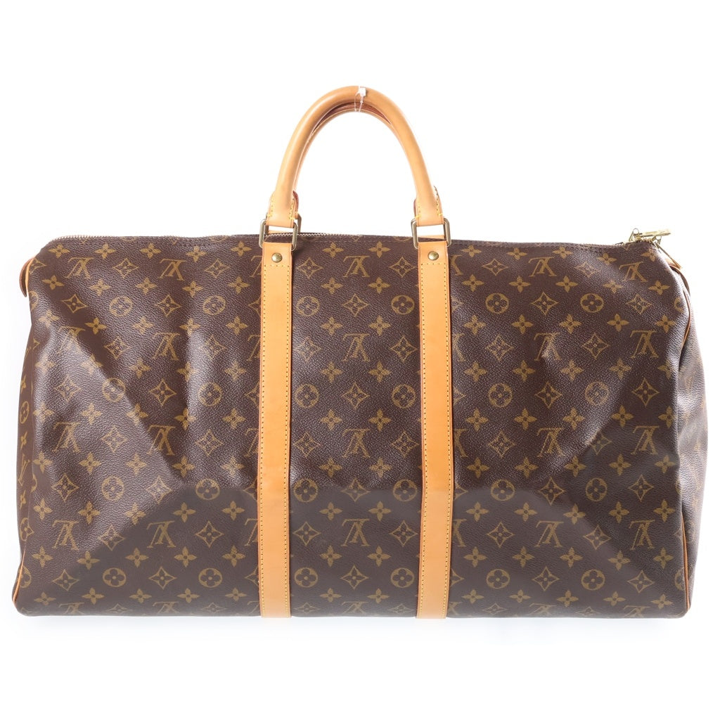LOUIS VUITTON(ルイヴィトン) モノグラム キーポル55 ハンドバッグ ボストンバッグ ブラウン PVC×レザー M41424
