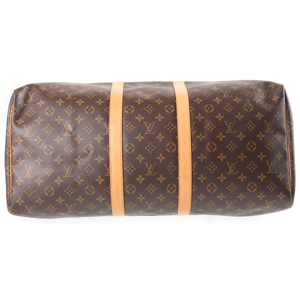 LOUIS VUITTON(ルイヴィトン) モノグラム キーポル55 ハンドバッグ ボストンバッグ ブラウン PVC×レザー M41424