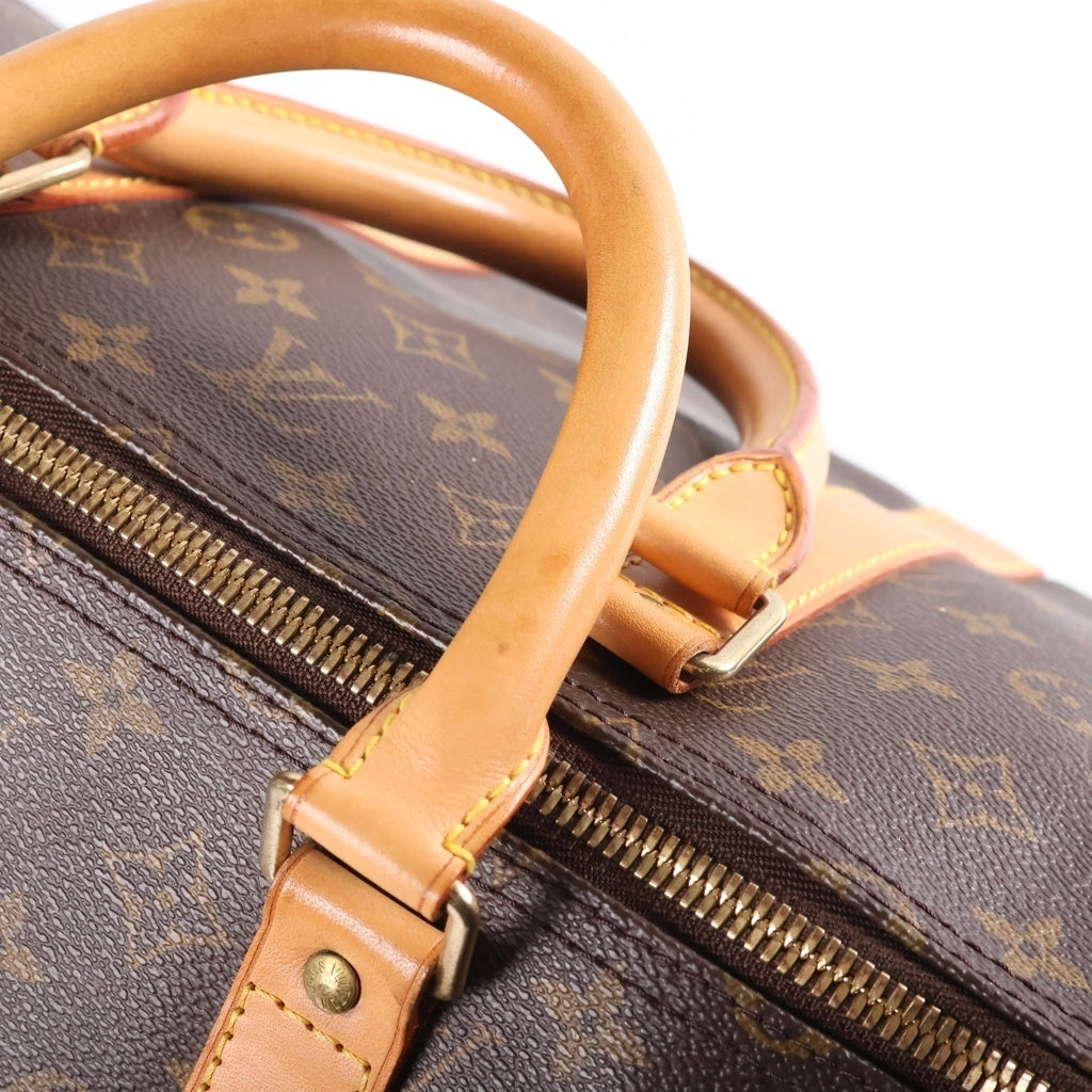 LOUIS VUITTON(ルイヴィトン) モノグラム キーポル55 ハンドバッグ ボストンバッグ ブラウン PVC×レザー M41424