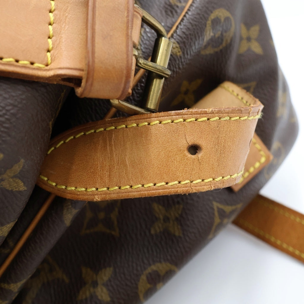 LOUIS VUITTON(ルイヴィトン) モノグラム ソミュール43 ショルダーバッグ ブラウン PVC×レザー M42252 レディース