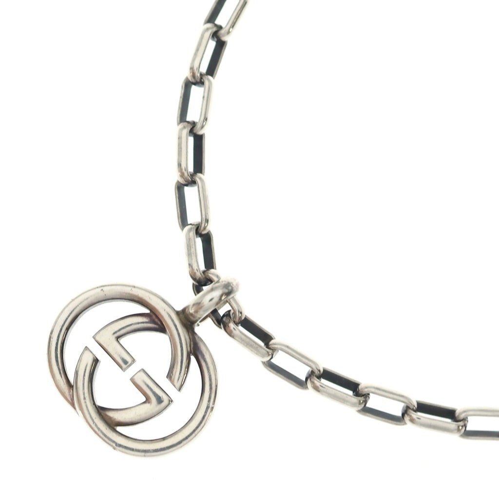 GUCCI(グッチ) インターロッキングG ネックレス ペンダント チェーン シルバー Sv925 レディース