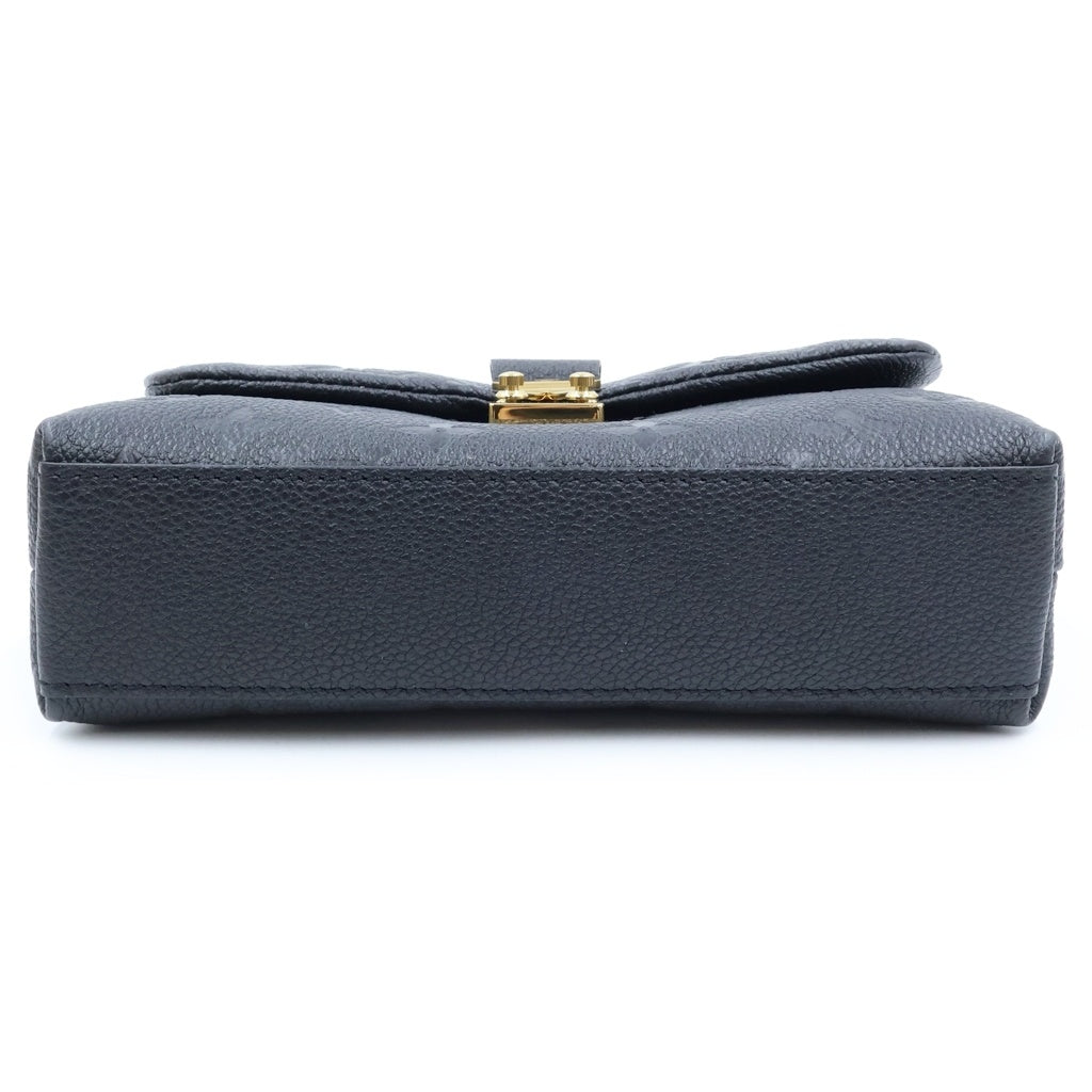 LOUIS VUITTON(ルイヴィトン) モノグラムアンプラント ナノマドレーヌ ハンドバッグ ショルダーバッグ ブラック レザー M12144 レディース