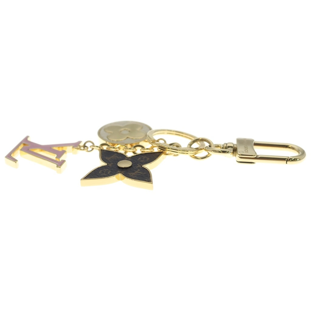 LOUIS VUITTON(ルイヴィトン) キーホルダー・スプリング ストリート バッグチャーム ゴールド×ピンク×ブラウン M01187 レディース