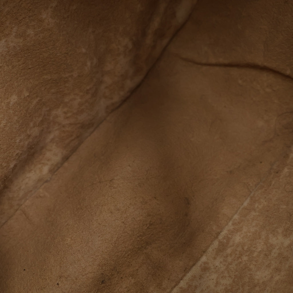 GUCCI(グッチ) オールドグッチ シェリーライン ショルダーバック ミニバッグ ブラウンベージュ レザー×PVC ゴールド金具 レディース