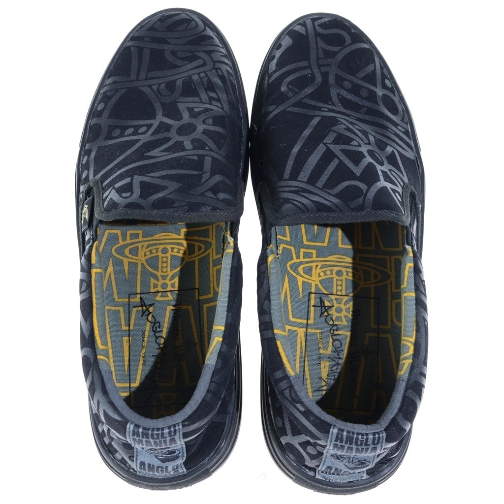 Vivienne Westwood(ヴィヴィアンウエストウッド) アングロマニア スリッポン キャンバス ブラック