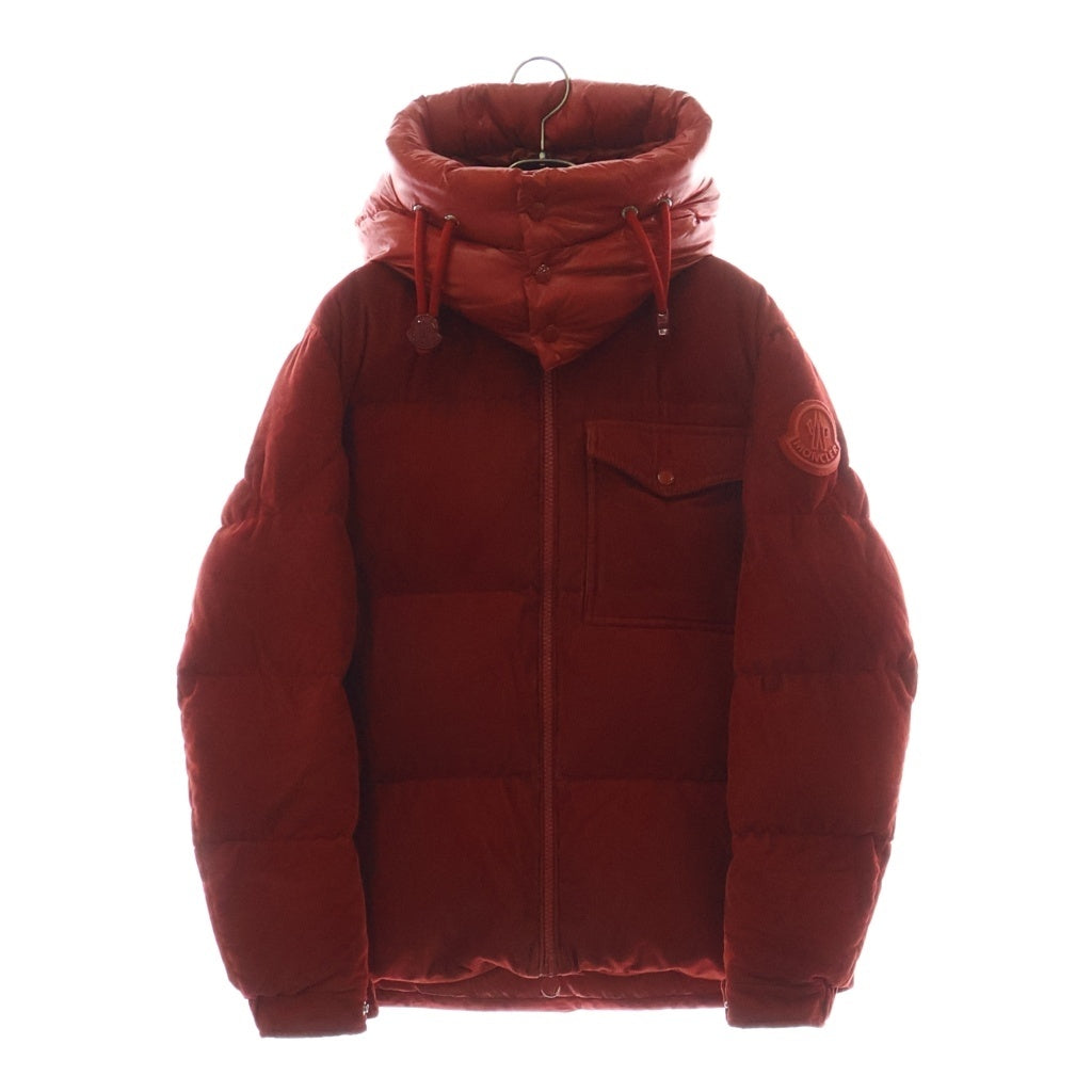 MONCLER(モンクレール) コーデュロイ ポケット ダウンジャケット レッド #1