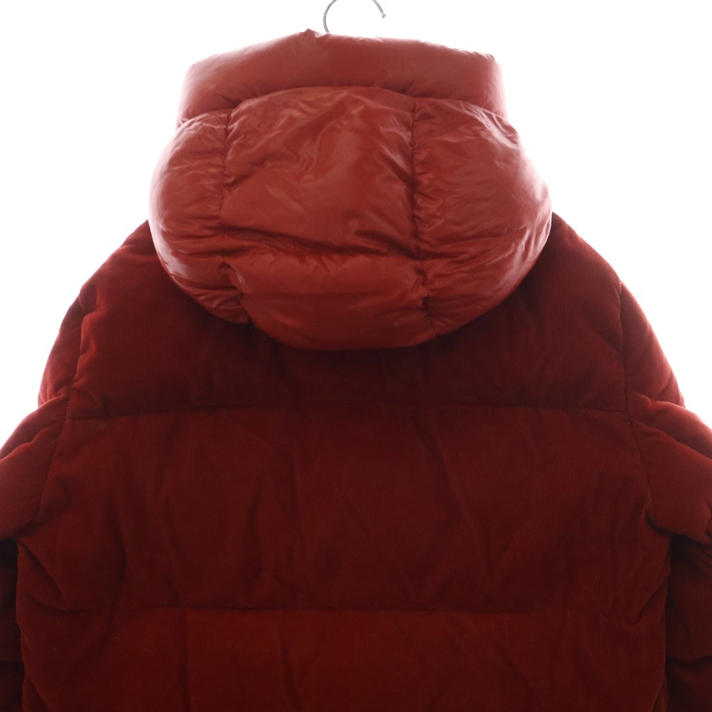 MONCLER(モンクレール) コーデュロイ ポケット ダウンジャケット レッド #1