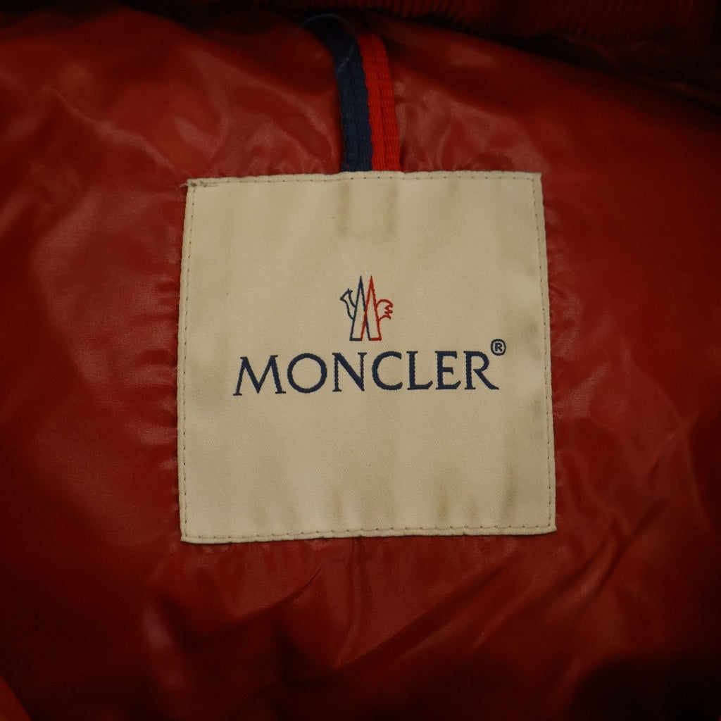 MONCLER(モンクレール) コーデュロイ ポケット ダウンジャケット レッド #1