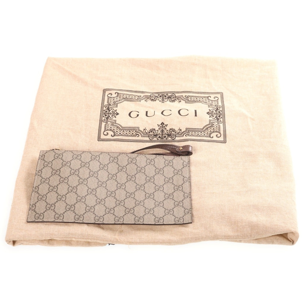 GUCCI(グッチ) オフィディア トートバック ハンドバッグ ブラウン PVCレザー 519335 ゴールド金具 レディース