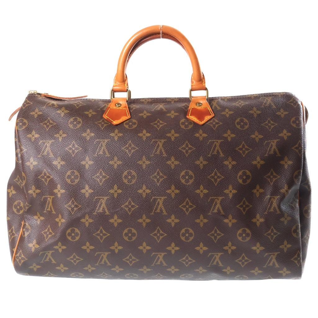 LOUIS VUITTON(ルイヴィトン) モノグラム スピーディ40 ハンド ボストンバッグ PVC レザー ブラウン M41522 レディース