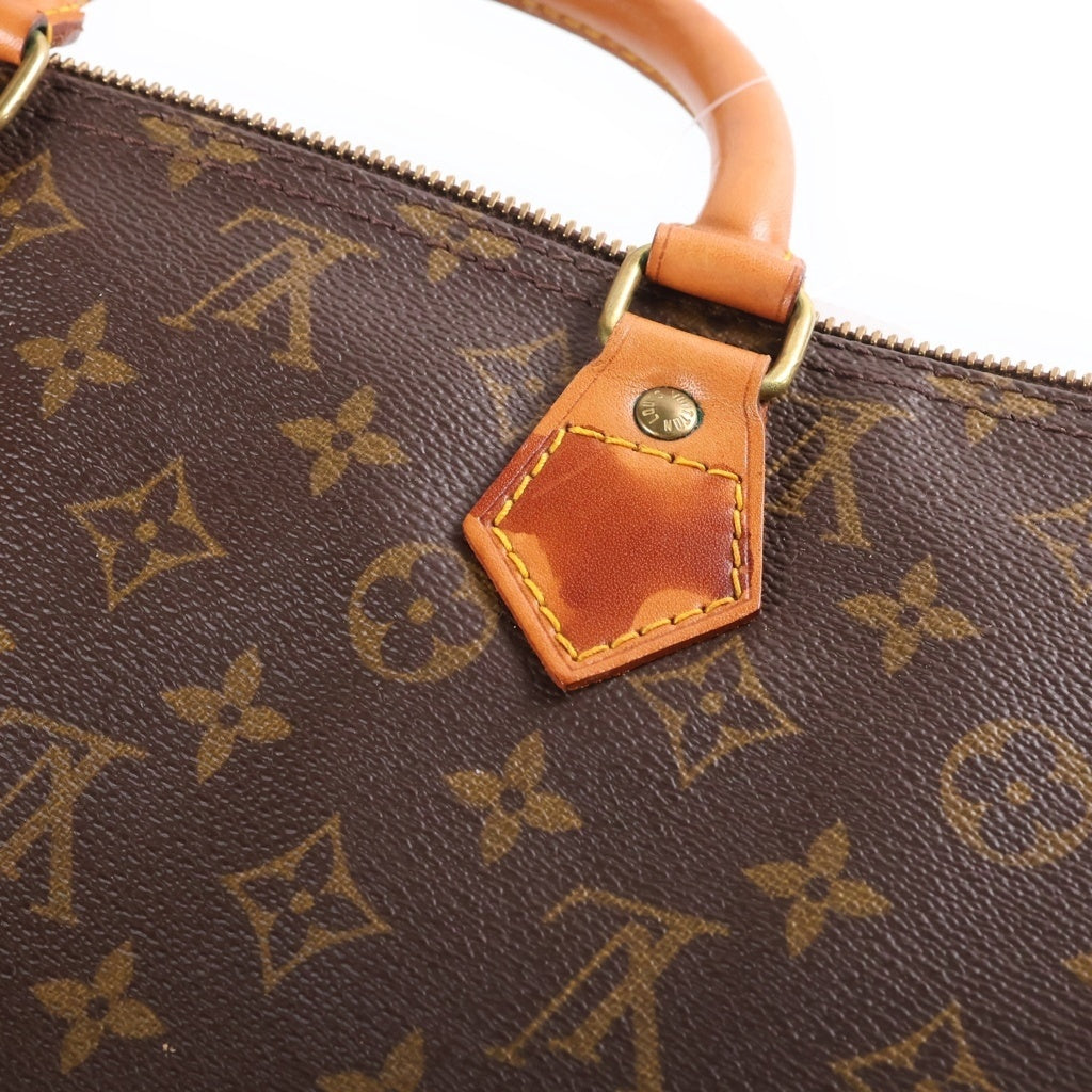 LOUIS VUITTON(ルイヴィトン) モノグラム スピーディ40 ハンド ボストンバッグ PVC レザー ブラウン M41522 レディース