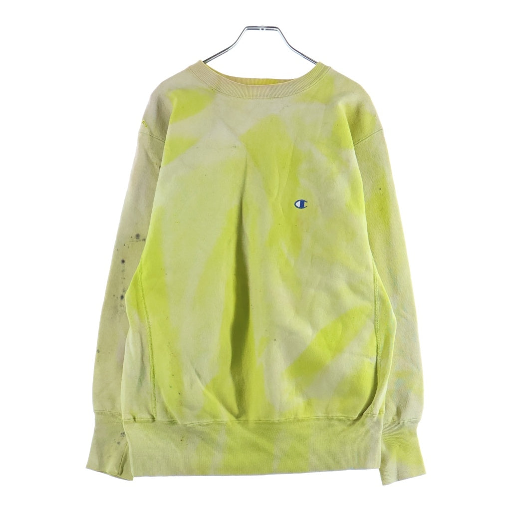 CHAMPION(チャンピオン) 90S REVERSE WEAVE CHEMICAL WASH SWEAT リバースウィーブ ケミカルウォッシュ スウェット ライトグリーン