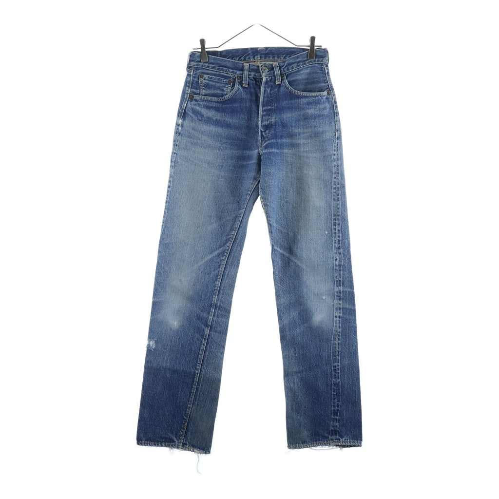 Levi's(リーバイス) 50-60S 501XX BIG E ギャラ入り Vステッチ 均等V 足長R ボタン裏無刻印 オフセット デニムパンツ インディゴ