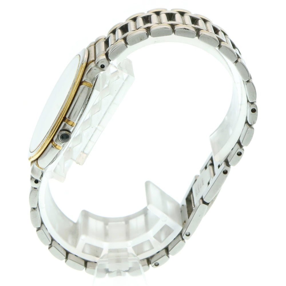 SEIKO(セイコー) ドルチェ 腕時計 ウォッチ シルバー×ゴールド アイボリー文字盤 SS/AT 5E31-6E10
