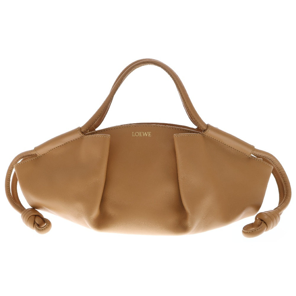 LOEWE(ロエベ) パセオ ハンドバッグ ベージュ レザー ショルダーストラップ 斜め掛けバッグ