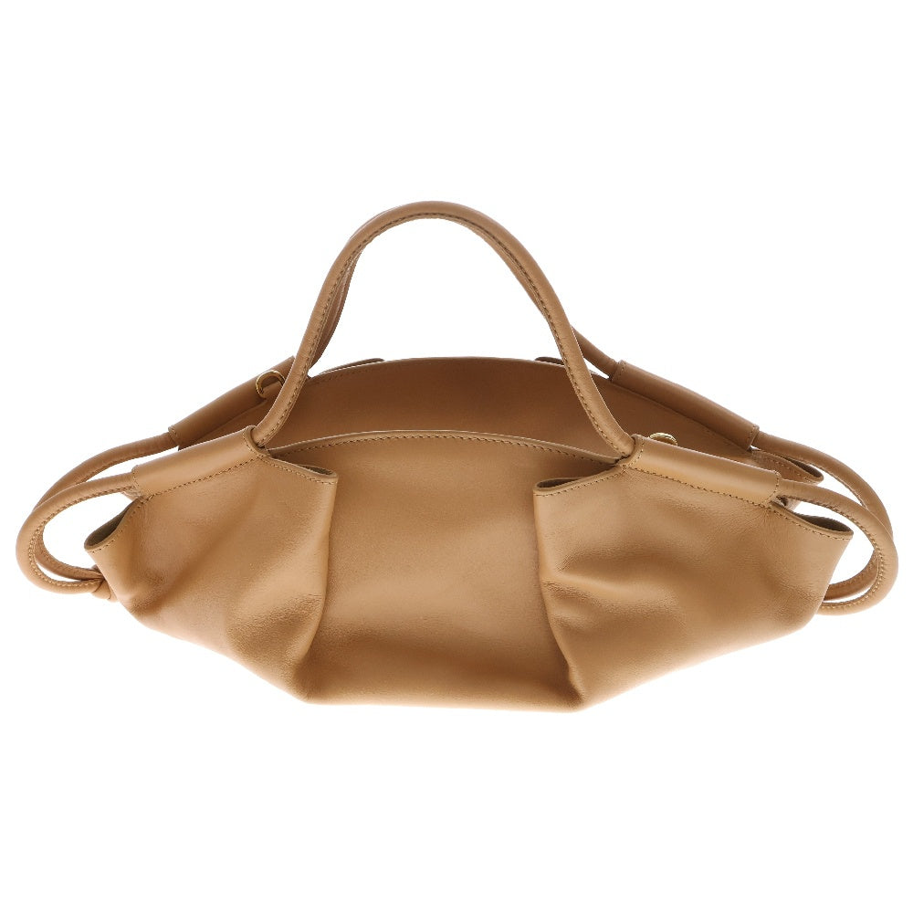 LOEWE(ロエベ) パセオ ハンドバッグ ベージュ レザー ショルダーストラップ 斜め掛けバッグ