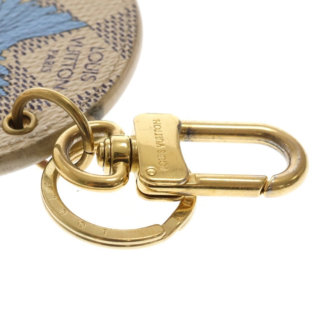LOUIS VUITTON(ルイヴィトン) ポルトクレ クリスマスバード チャーム ベージュ マルチカラー ゴールド金具 M63751 キーホルダー
