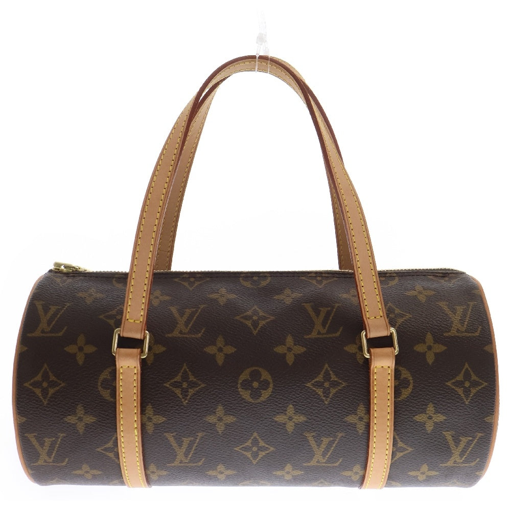 LOUIS VUITTON(ルイヴィトン) モノグラム パピヨン26 ハンドバッグ ブラウン ゴールド金具 PVCレザー M51386
