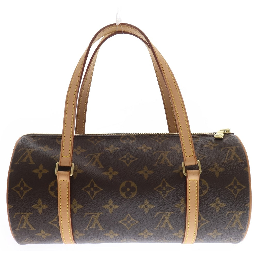 LOUIS VUITTON(ルイヴィトン) モノグラム パピヨン26 ハンドバッグ ブラウン ゴールド金具 PVCレザー M51386
