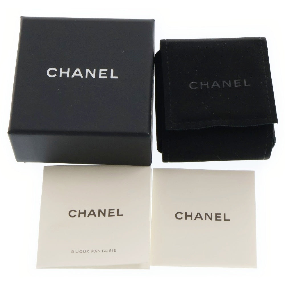 CHANEL(シャネル) 香水ボトル モチーフ ココマーク ピアス ゴールド GP×ラインストーン×フェイクパール マメ有 A20A