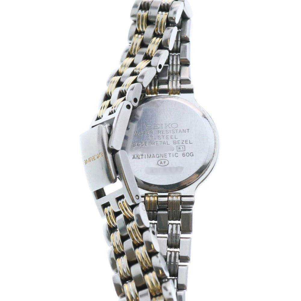 SEIKO(セイコー) 5E31-6C00 ドルチェ 黒文字盤 SS/QZ ステンレス クォーツ 腕時計