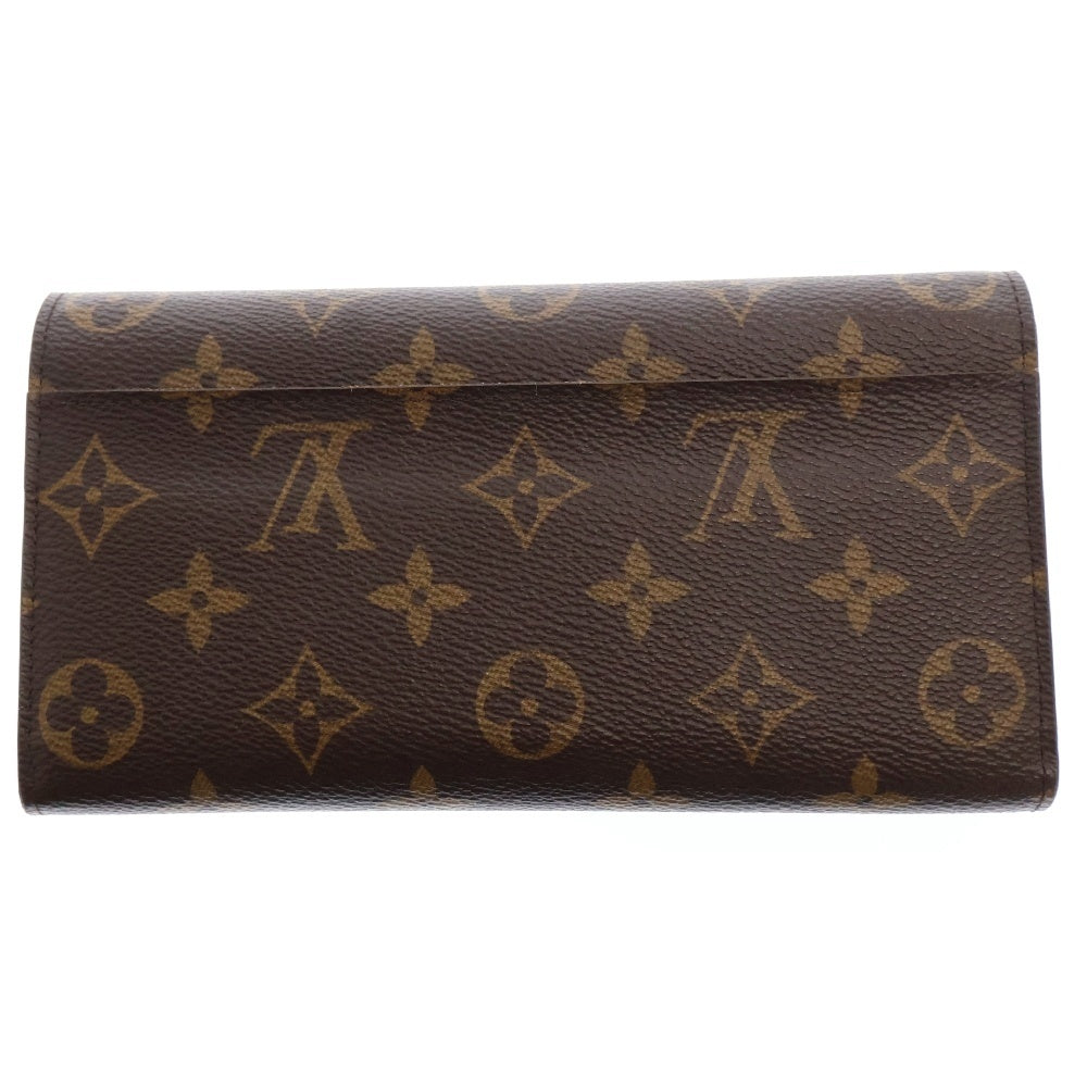 LOUIS VUITTON(ルイヴィトン) モノグラム ポルトフォイユ・サラ ロングウォレット 長財布 ブラウン ゴールド金具 レザー×PVC M62234