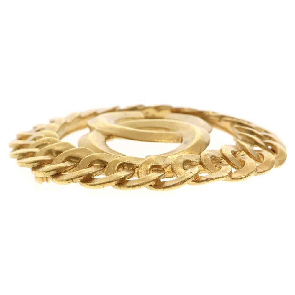 CHANEL(シャネル) ココマーク サークル ブローチ GP アクセサリー ヴィンテージ 96P
