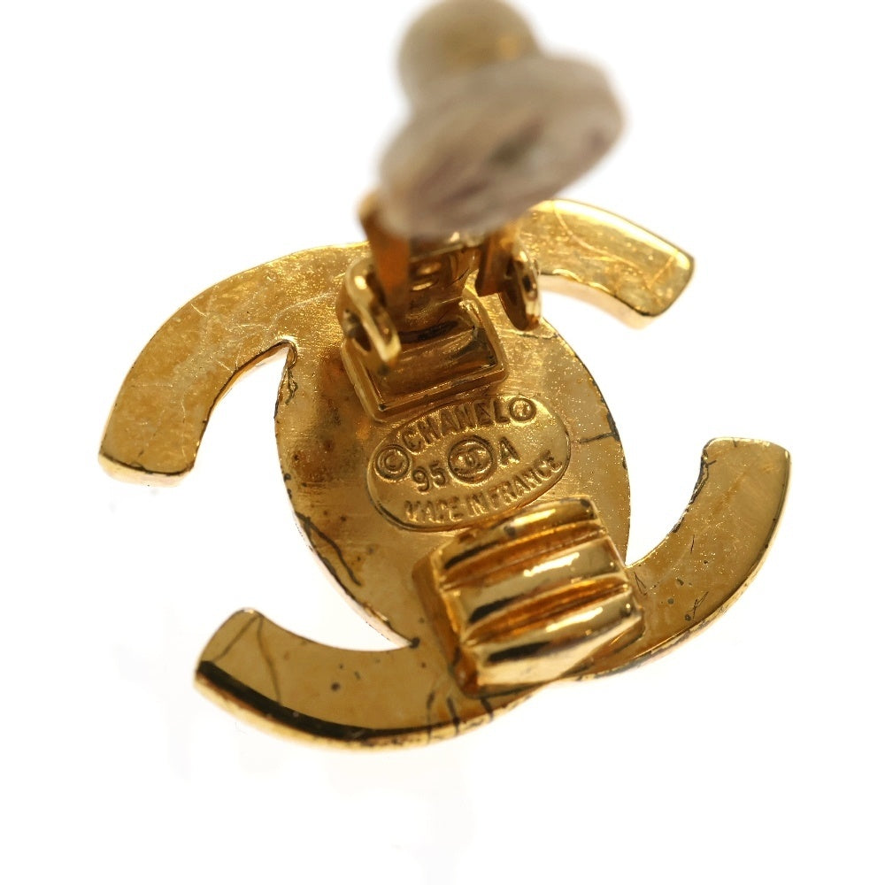 CHANEL(シャネル) ココマーク ターンロック イヤリング GP ゴールド アクセサリー 95A