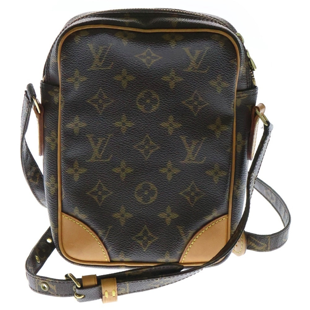 LOUIS VUITTON(ルイヴィトン) モノグラム ダヌーブ ショルダーバッグ ブラウン PVC M45266