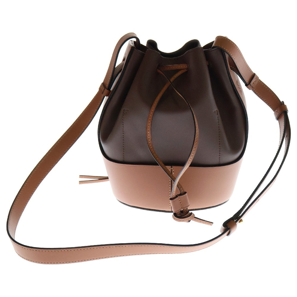 LOEWE(ロエベ) バルーンバッグ スモール レザーショルダーバッグ ブラウン