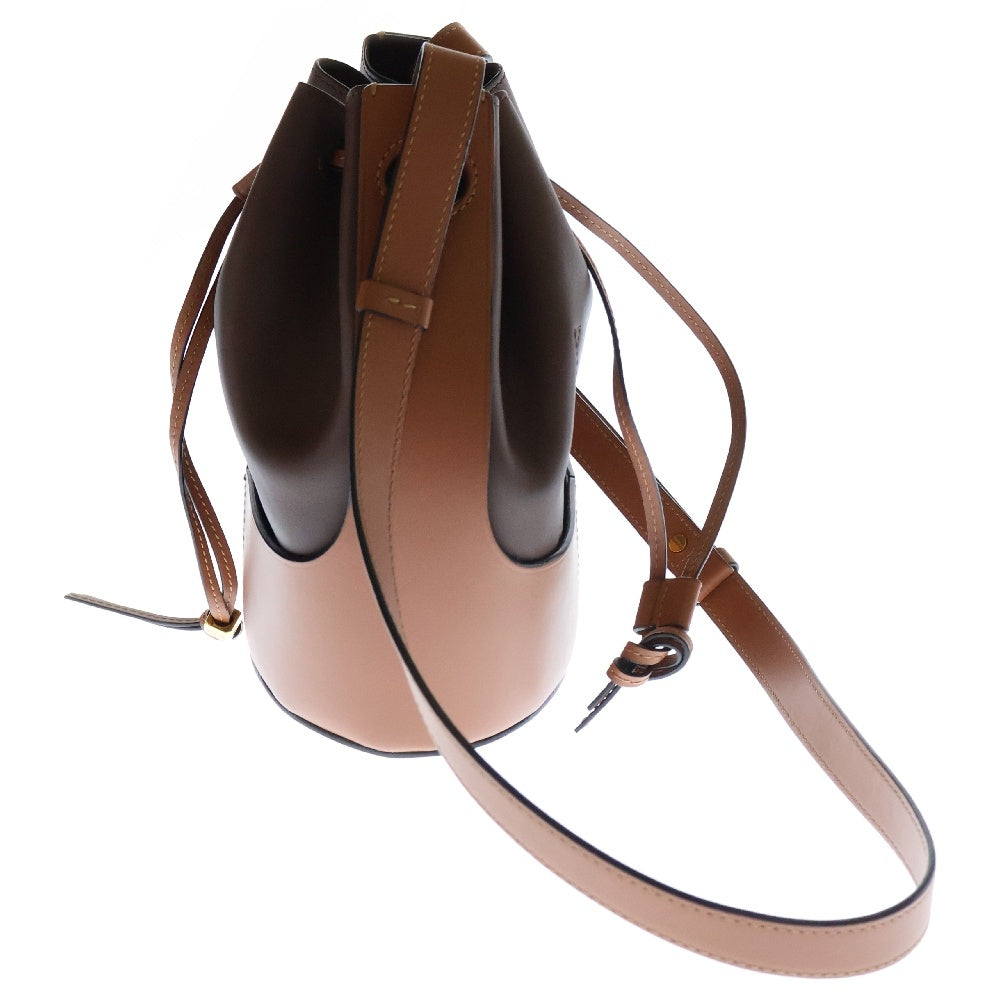 LOEWE(ロエベ) バルーンバッグ スモール レザーショルダーバッグ ブラウン