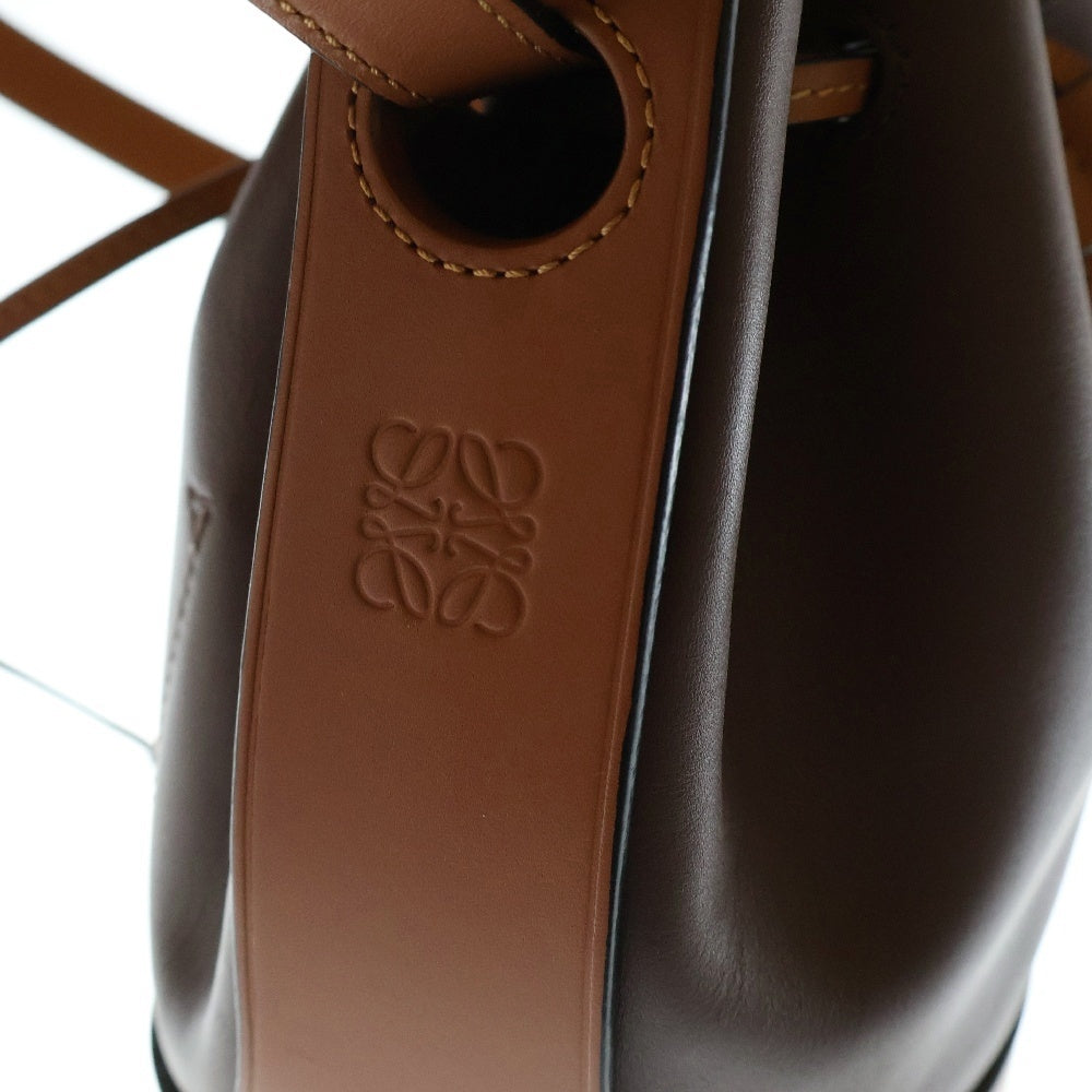 LOEWE(ロエベ) バルーンバッグ スモール レザーショルダーバッグ ブラウン