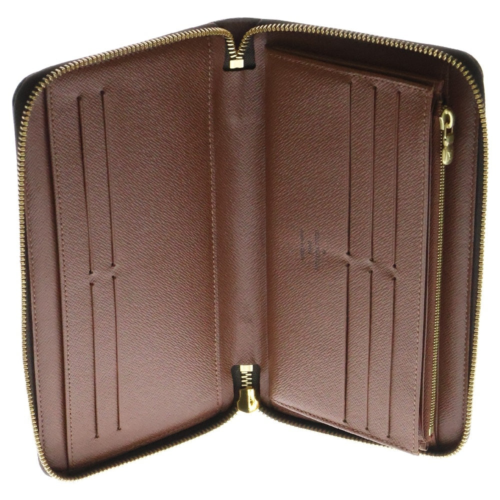 LOUIS VUITTON(ルイヴィトン) モノグラム ジッピー オーガナイザー ラウンドファスナー 長財布 ブラウン PVCレザー M62581