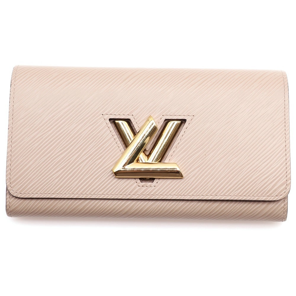LOUIS VUITTON(ルイヴィトン) エピ ポルトフォイユ・ツイスト ガレ ロングウォレット カードケース 長財布 ベージュ ゴールド金具 レザー M67510