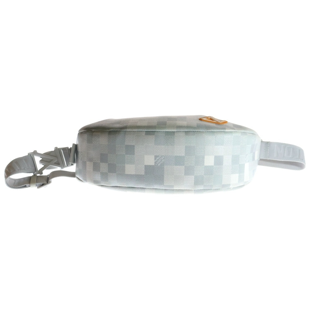 LOUIS VUITTON(ルイヴィトン) ダモフラージュ・スノー キャンバス ハマックバッグMM ショルダーバッグ ボディバッグ グレー PVCレザー RFID M12718