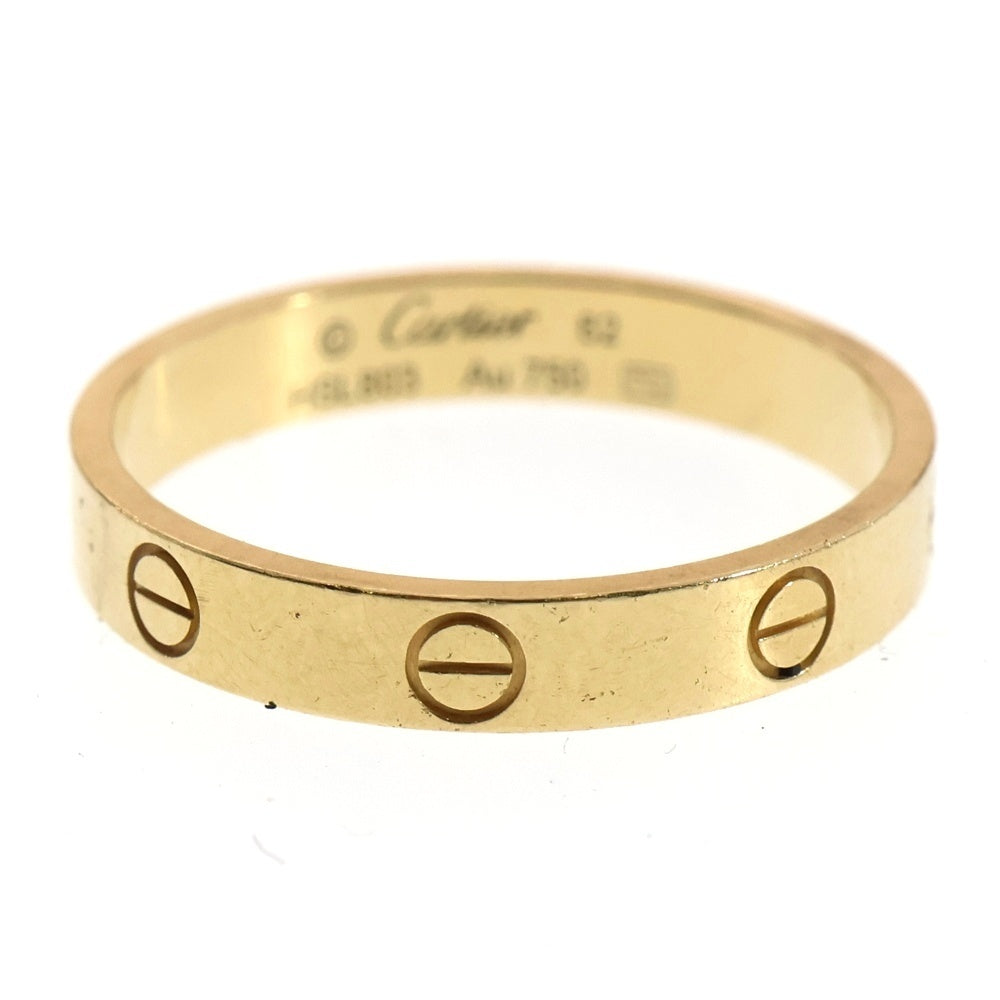 Cartier(カルティエ) ミニラブ リング 指輪 K18YG イエローゴールド 22号