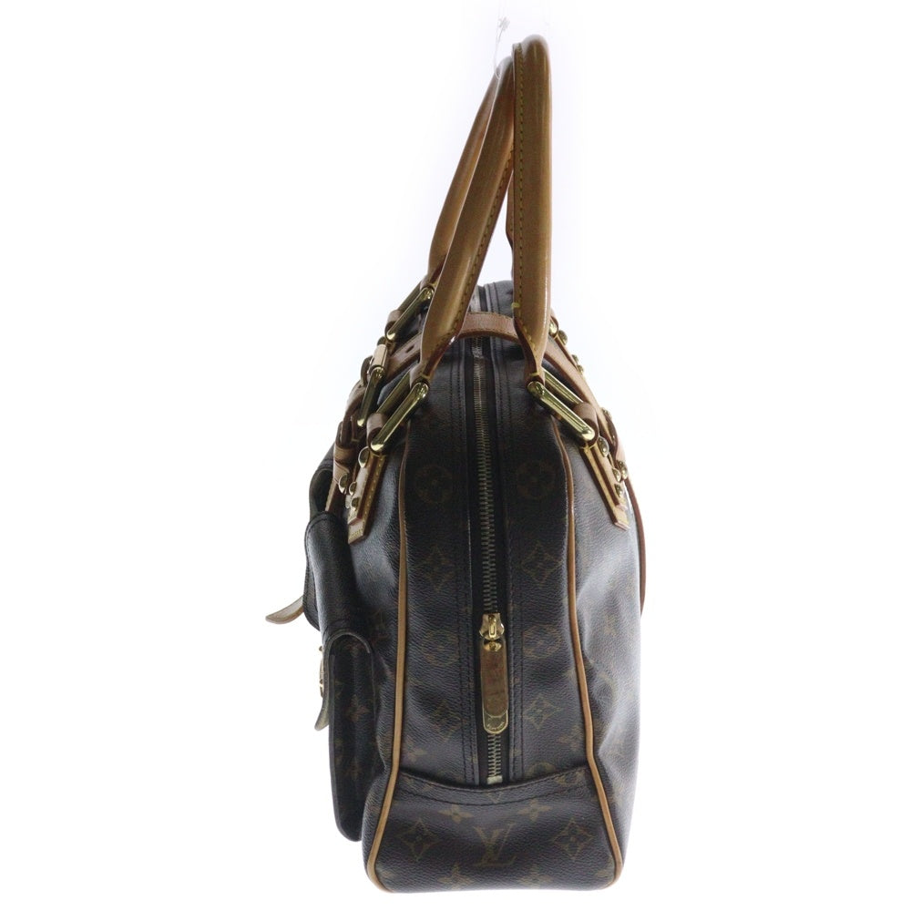 LOUIS VUITTON(ルイヴィトン) モノグラム マンハッタンGM ハンドバッグ ブラウン PVCレザー M40025