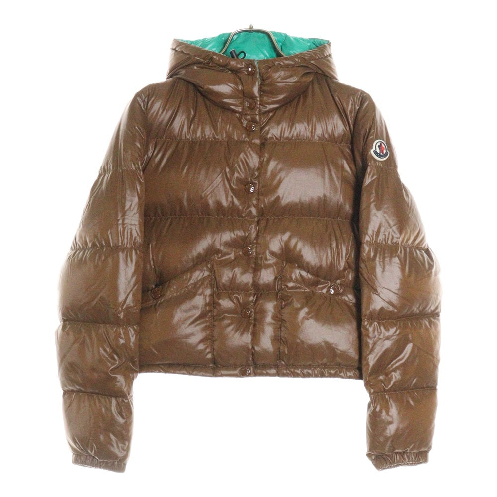 MONCLER(モンクレール) BARDANETTE ダウンジャケット ブラウン×グリーン ナイロン サイズ1 G20931A00058 68950