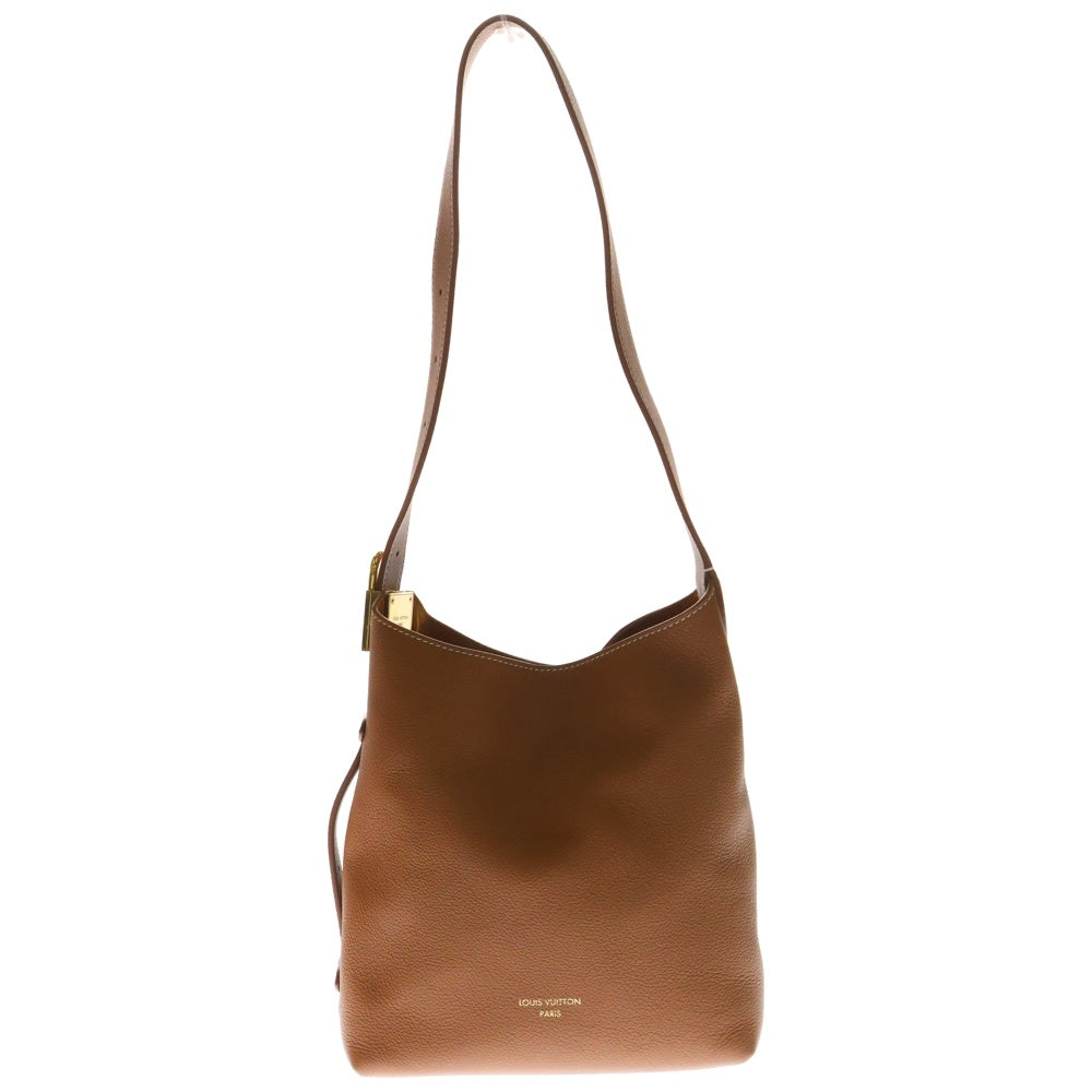 LOUIS VUITTON(ルイヴィトン) ロウキー ホーボーPM パドロック カーフレザー コニャック ワンショルダーバッグ ゴールド金具 ブラウン M25354