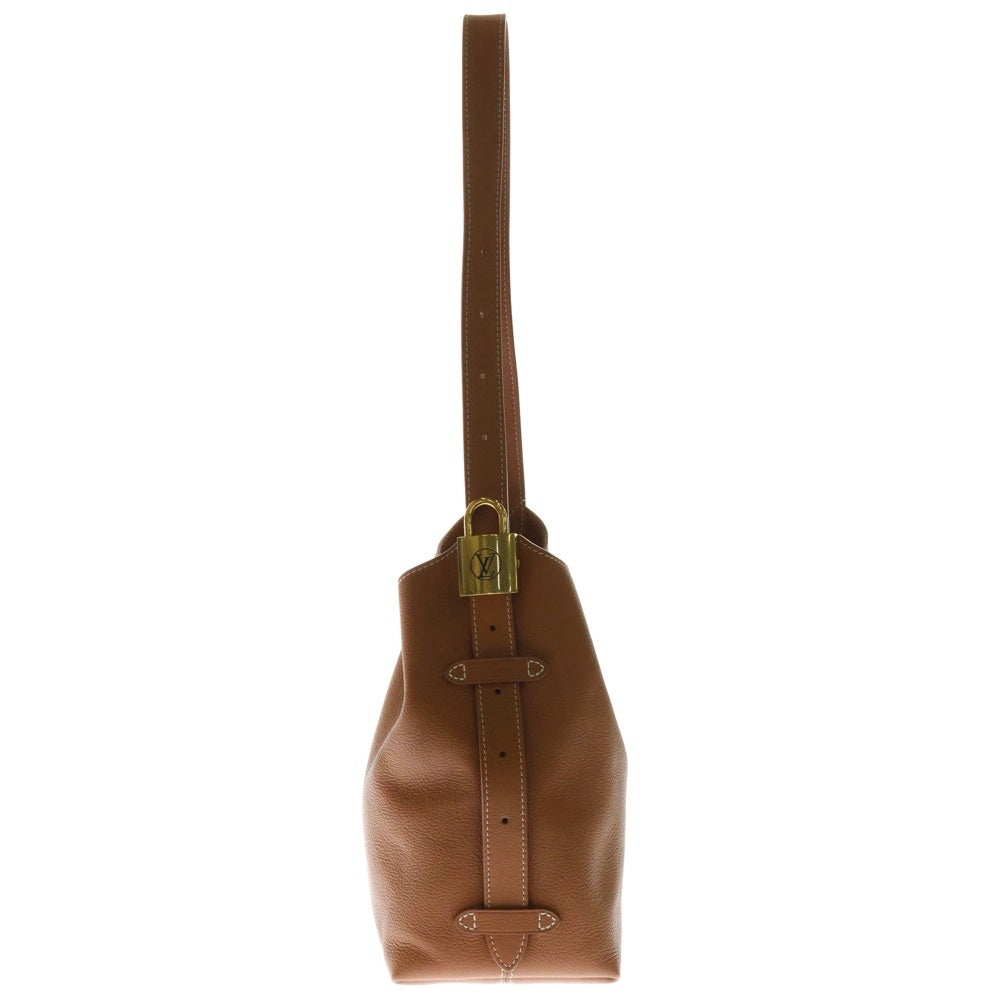 LOUIS VUITTON(ルイヴィトン) ロウキー ホーボーPM パドロック カーフレザー コニャック ワンショルダーバッグ ゴールド金具 ブラウン M25354