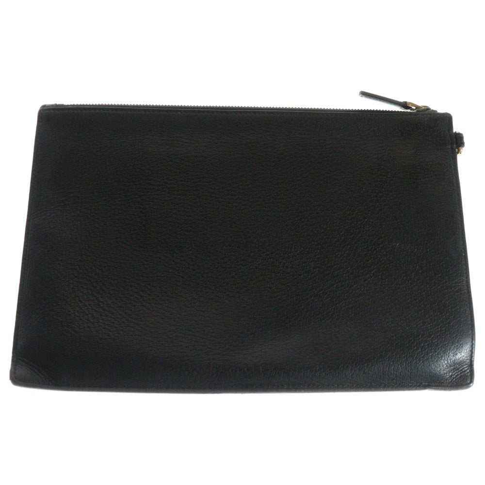 GUCCI(グッチ) GGマーモント クラッチバッグ セカンドバッグ ケース ブラック ゴールド金具 レザー 475317