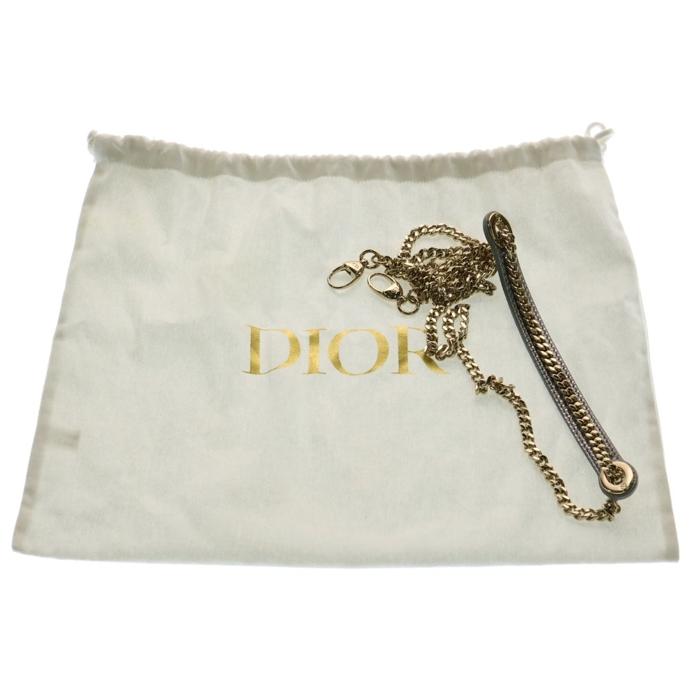 DIOR(ディオール) レディディオール ミニ シルバー×ゴールド ゴールド金具 2WAY ハンドバッグ ショルダーバッグ