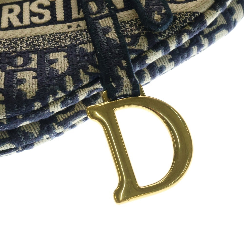 DIOR(ディオール) オブリーク サドルバッグ キャンバス ワンショルダーバッグ