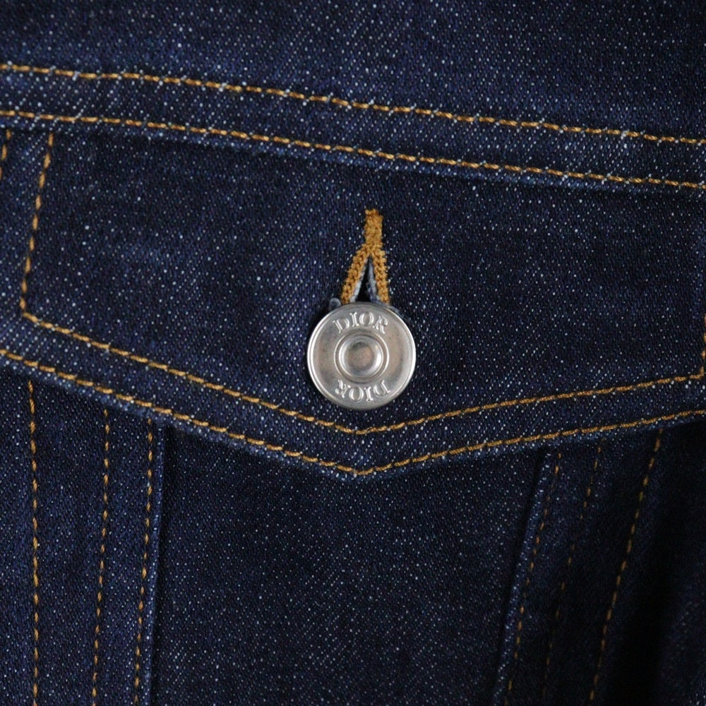 DIOR(ディオール) オブリーク トロッター柄ライニング デニム トラッカージャケット インディゴ