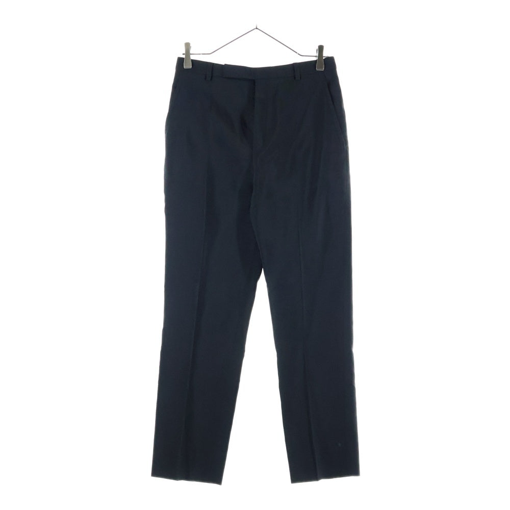 SAINT LAURENT PARIS(サンローランパリ) 23SS アセテート ウール ノータックスラックスパンツ トラウザーズ ブラック 774421