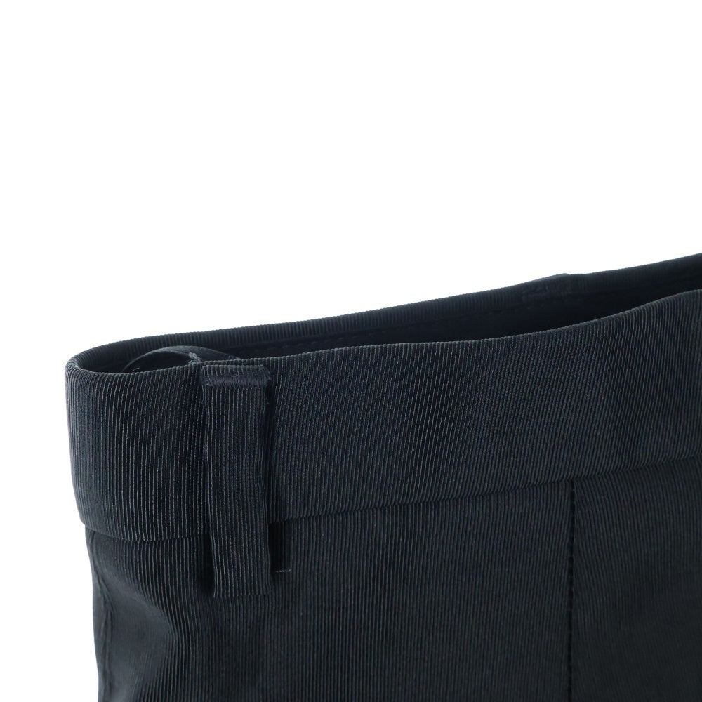 SAINT LAURENT PARIS(サンローランパリ) 23SS アセテート ウール ノータックスラックスパンツ トラウザーズ ブラック 774421