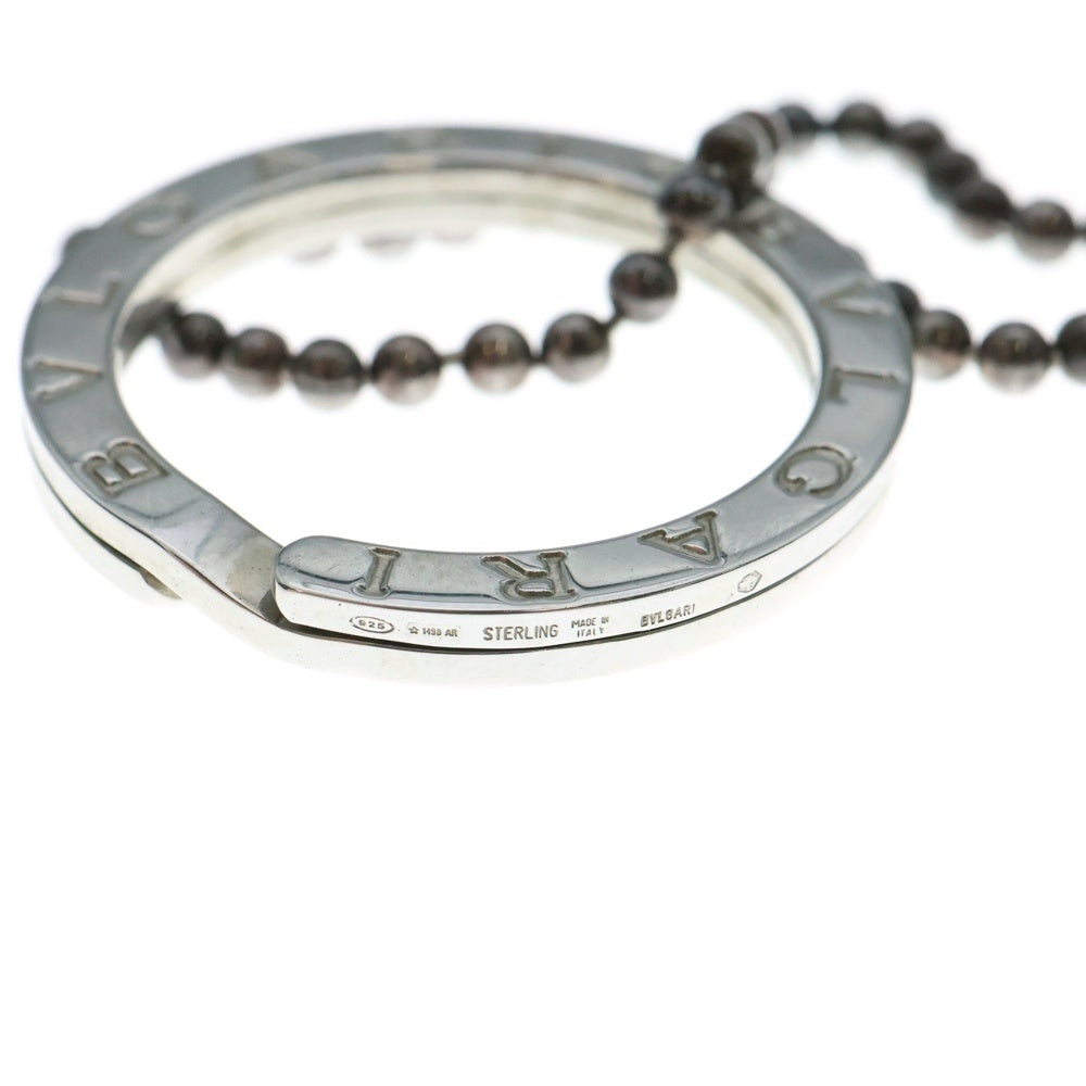 BVLGARI(ブルガリ) B-ZERO1 ビーゼロワン サークル キーリング ボールチェーンネックレス シルバー