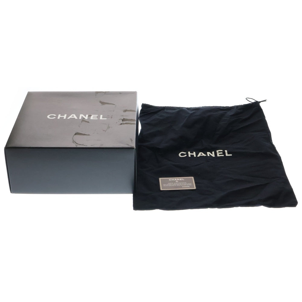 CHANEL(シャネル) ココマーク デニム切替ストローチェーンショルダーバッグ カゴバッグ ベージュ/インディゴブルー レディース
