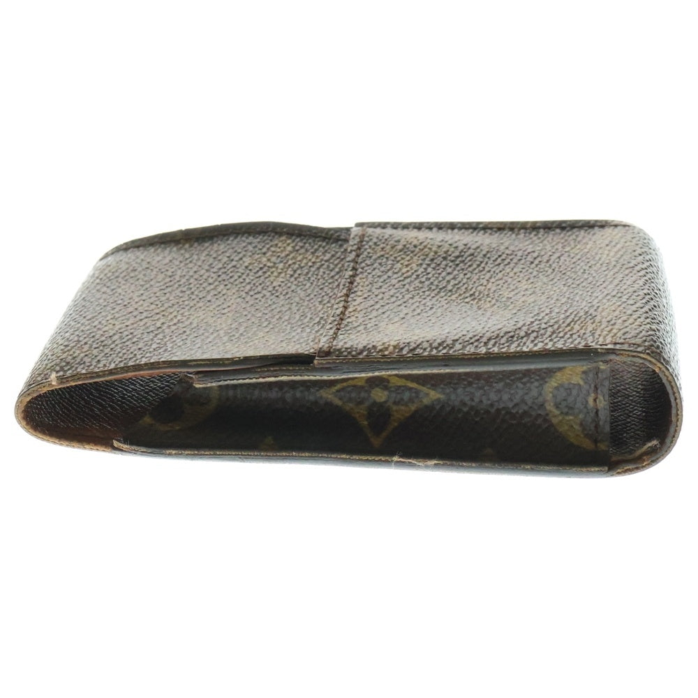 LOUIS VUITTON(ルイヴィトン) モノグラム レザーシガレットケース 小物入れ ブラウン M63024