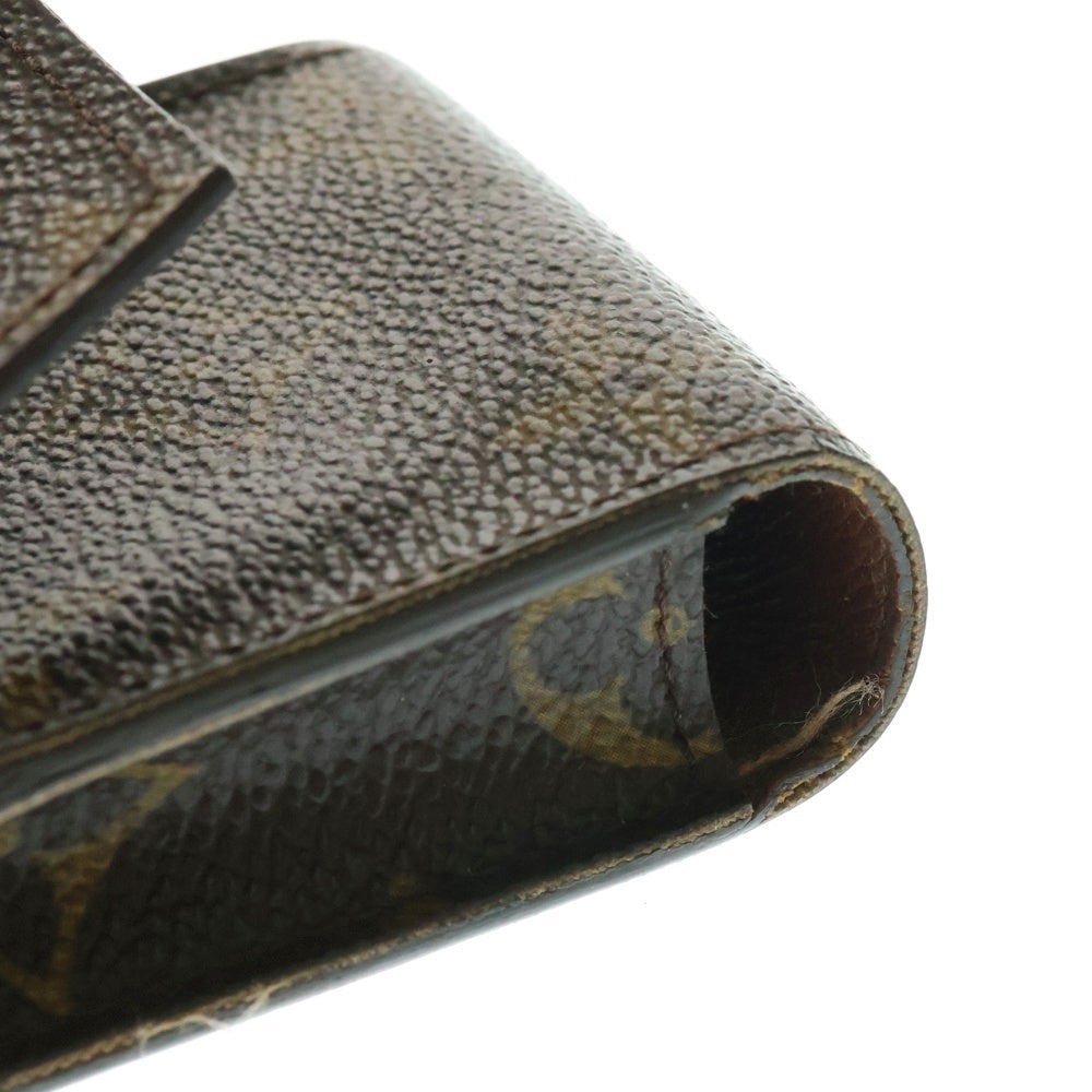 LOUIS VUITTON(ルイヴィトン) モノグラム レザーシガレットケース 小物入れ ブラウン M63024